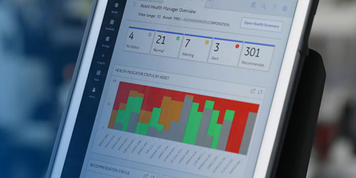 Asset performance management software on mobile device | GE Digital screenshot