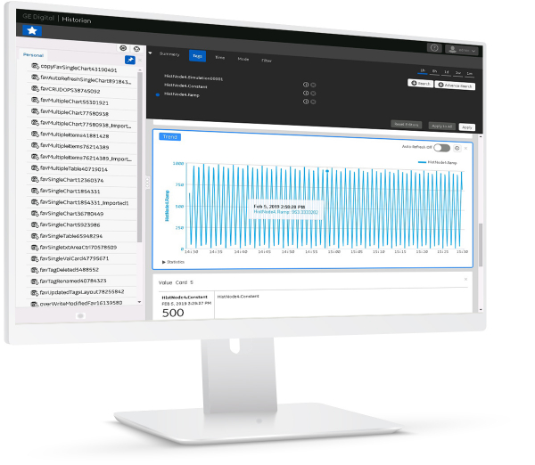 Data Historian screenshot | GE Digital | Compression Algorithms