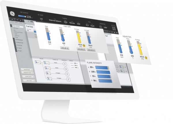 CIMPLICITY SCADA software screenshot | client-server visualization